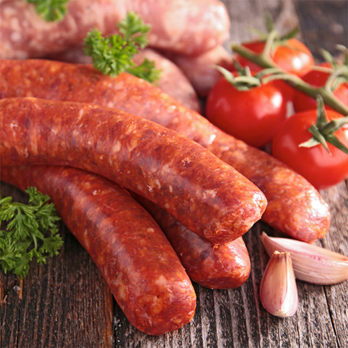 Saucisse tomate basilic